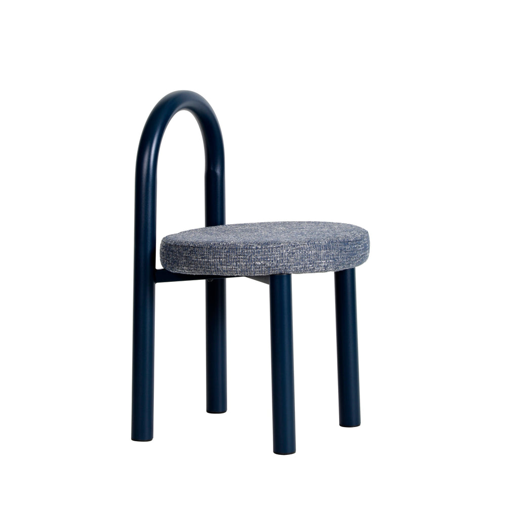 Navy Dining Chair | Prussian Blue (Set of 2) | Myka Home - View 5