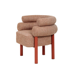Sandy Red Armchair | Russet Brown | Myka Home