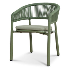 Outdoor Dining Chair | Army Green (Set of 2) | Myka Home
