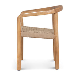 Natural Dining Chair | Naxos Latte Rope (Set of 2) | Myka Home