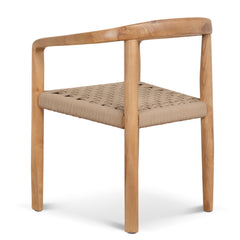 Natural Dining Chair | Naxos Latte Rope (Set of 2) | Myka Home