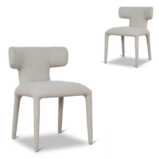 Dining Chair | Oatmeal Beige (Set of 2) | Myka Home
