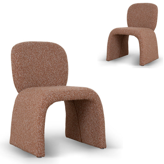 Dining Chair | Terracotta Brown (Set of 2) | Myka Home
