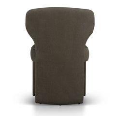 Fabric Dining Chair | Dark Moss Green | Myka Home