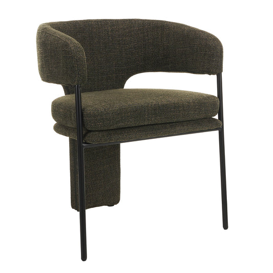 Fabric Dining Chair | Kaitoke Green (Set Of 2) | Myka Home