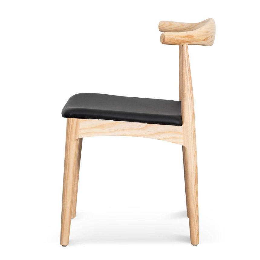 Elbow Dining Chair - Natural Ash (Set of 2) - View 3