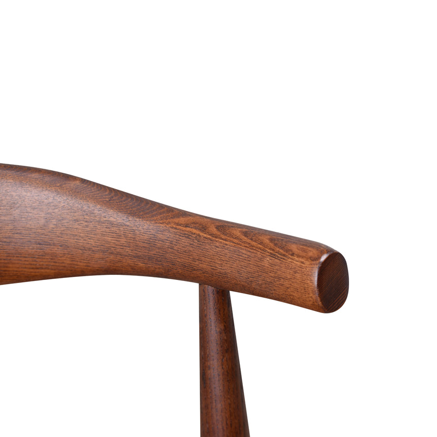 Elbow Dining Chair - Dark Brown (Set of 2) - View 9
