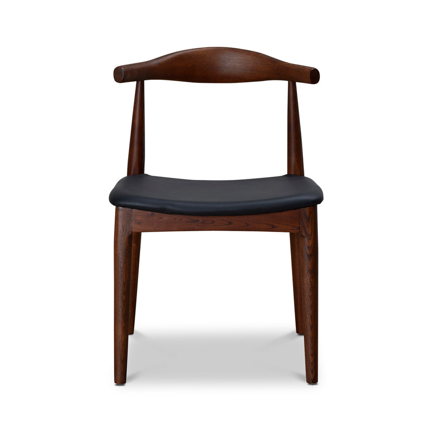 Elbow Dining Chair - Dark Brown (Set of 2) - View 3