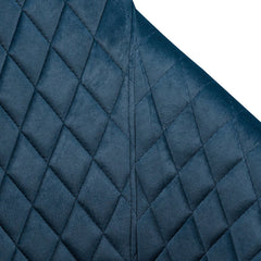 Ex Display - CDC6121-ST Dining Chair - Navy Blue Velvet with Black Legs