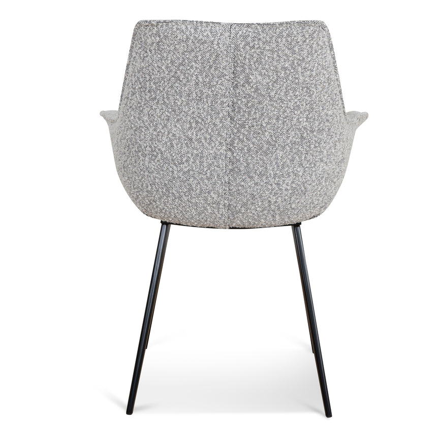 Dining Chair - Moonlit Pepper Boucle (Set of 2) - View 6
