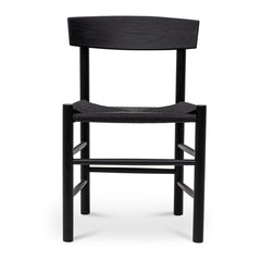 CDC8014-OW Rattan Dining Chair - Full Black (Set of 2)