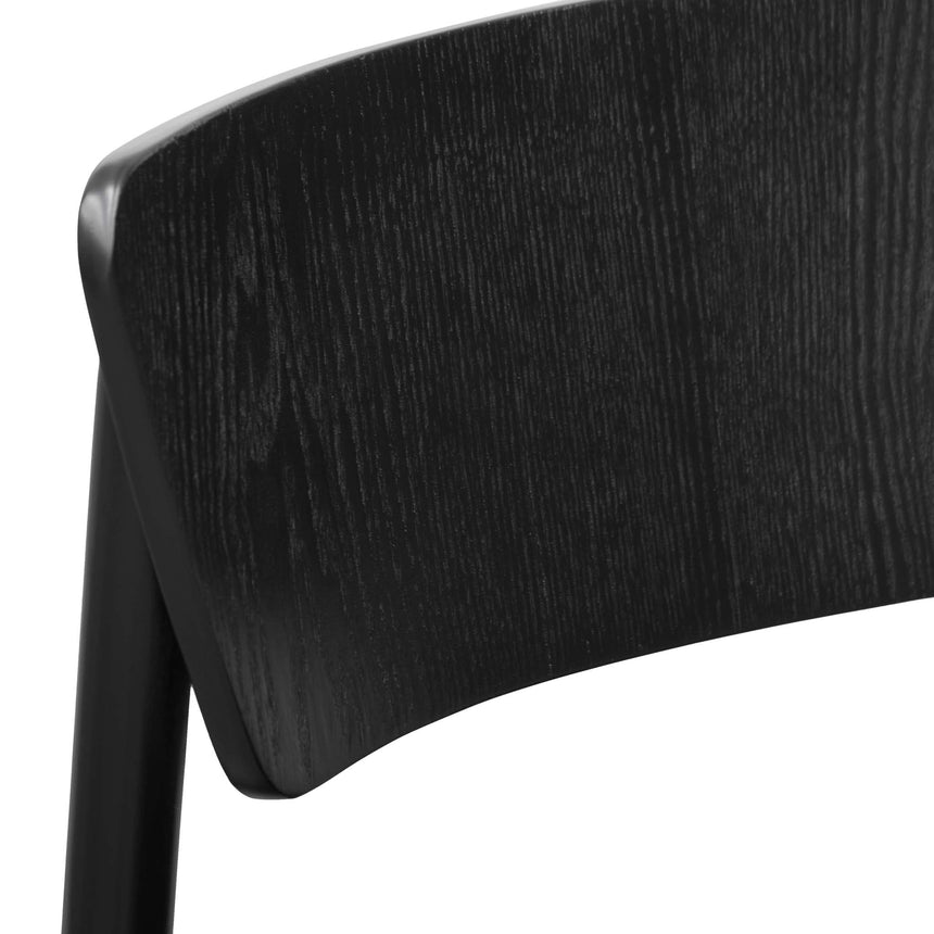 Rope Seat Dining Chair - Black (Set of 2) - View 8