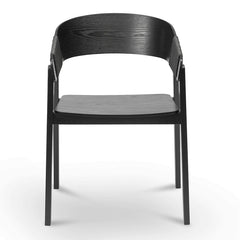 Ex Display - CDC8198-SD Dining Chair - Full Black