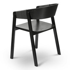 Ex Display - CDC8198-SD Dining Chair - Full Black