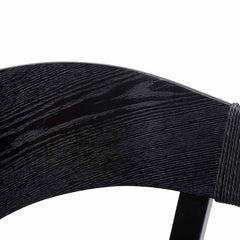 Ex Display - CDC8198-SD Dining Chair - Full Black