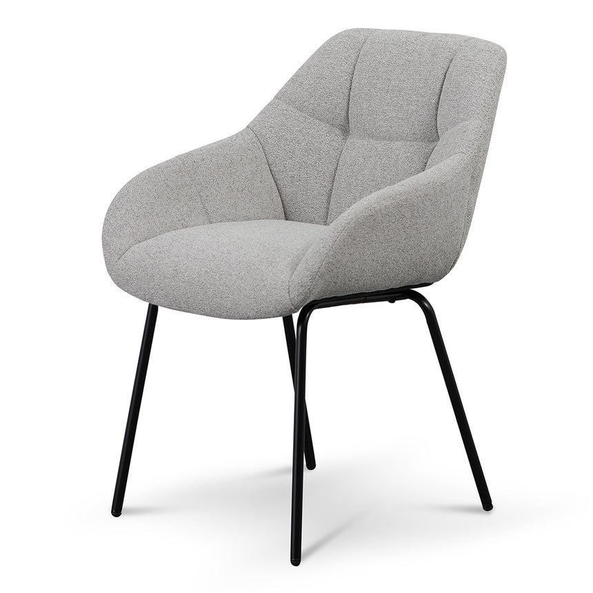 Fabric Dining Chair - Spec Grey (Set of 2) - View 6