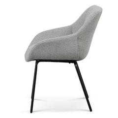 Ex Display - CDC8352-SE Fabric Dining Chair - Spec Grey
