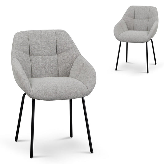 Ex Display - CDC8352-SE Fabric Dining Chair - Spec Grey