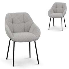 Ex Display - CDC8352-SE Fabric Dining Chair - Spec Grey
