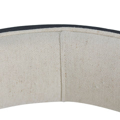 Ex Display - CDC8369-LJ Black ELM Dining Chair - Light Beige