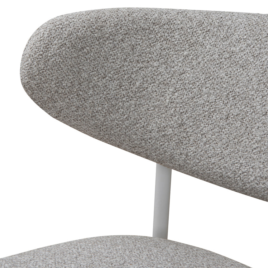 White Dining Chair - Clay Grey (Set of 2) - View 7