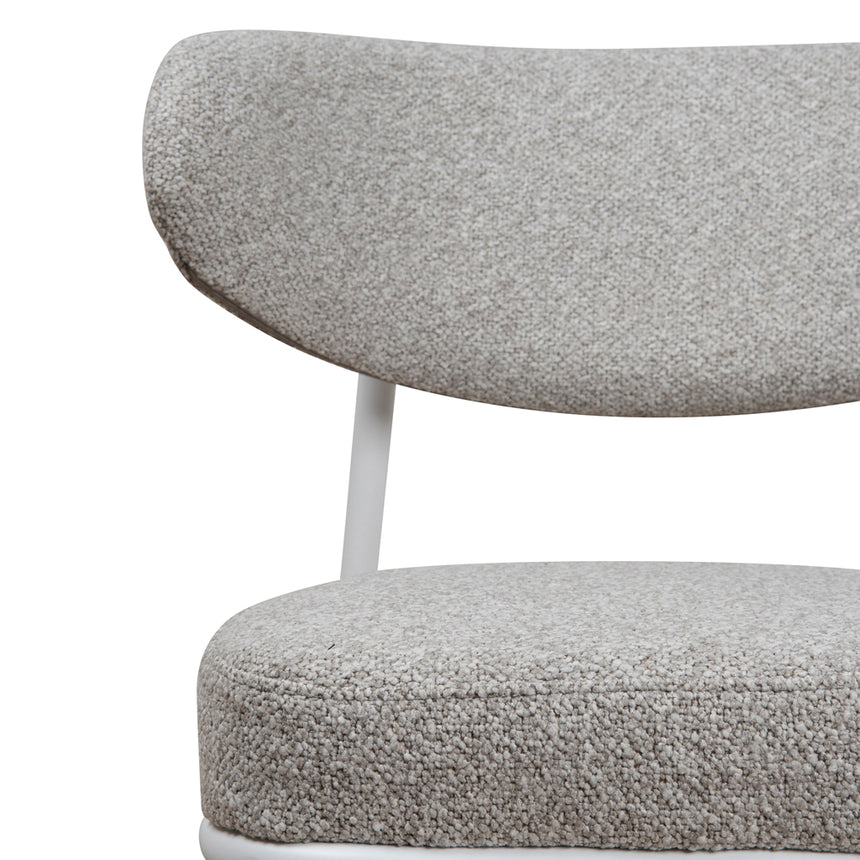 White Dining Chair - Clay Grey (Set of 2) - View 8