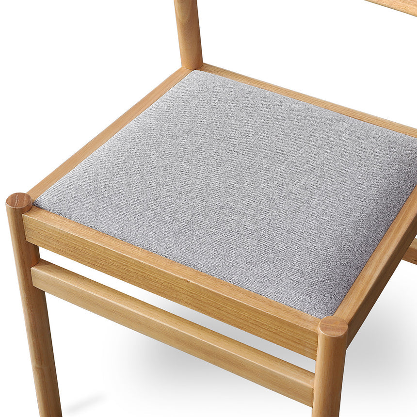 Mirit Natural Dining Chair - Moon Grey (Set of 2) - View 10