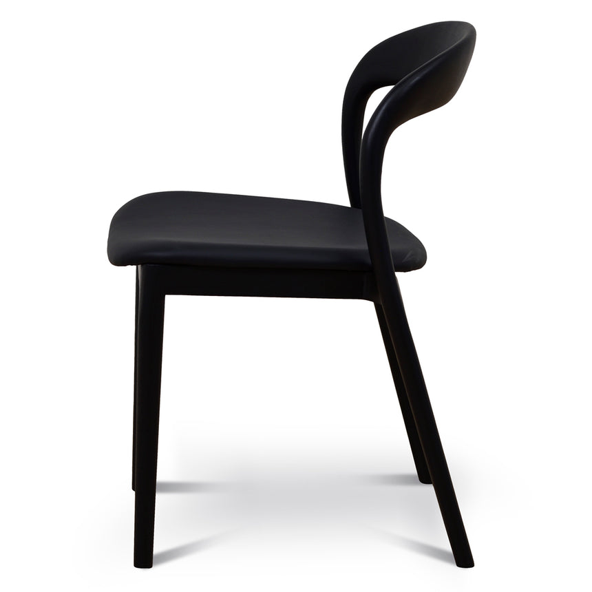 Dining Chair - Full Black (Set of 2) - View 7