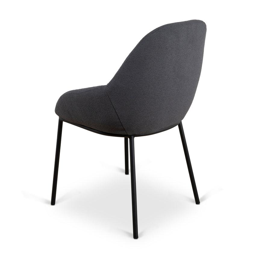 Fabric Dining Chair - Charcoal - View 4