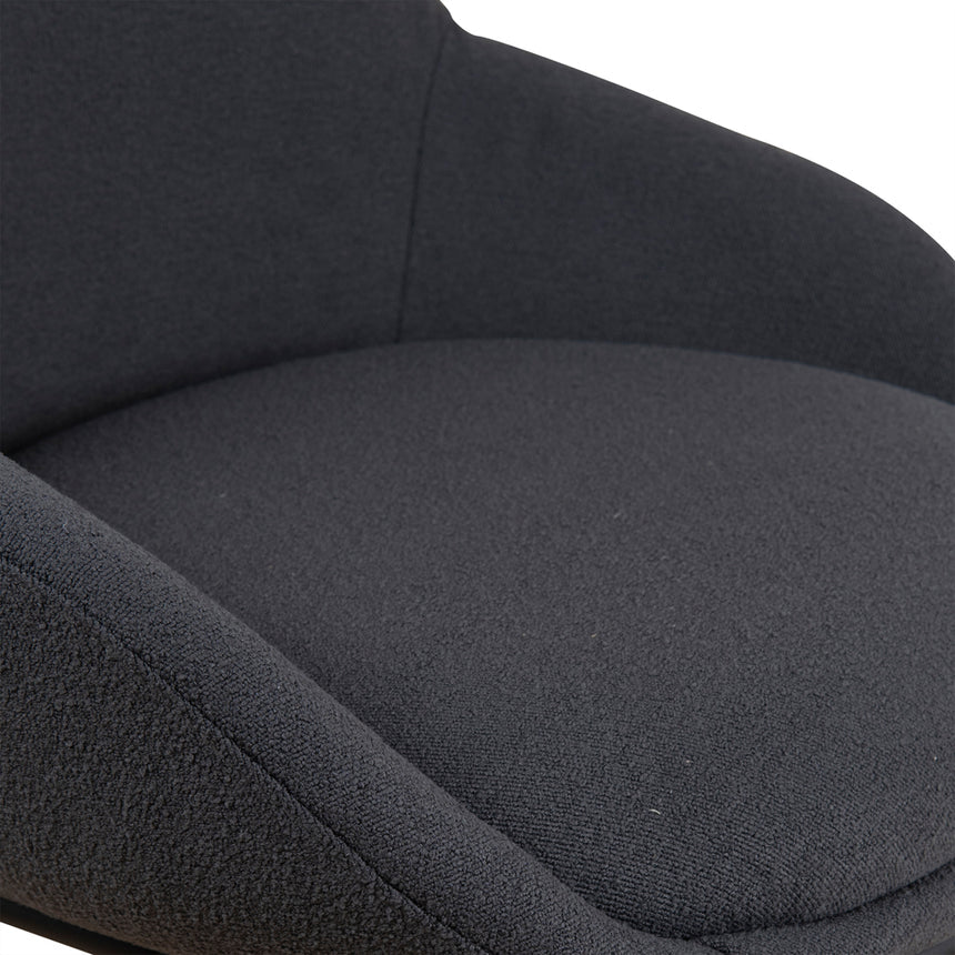 Fabric Dining Chair - Charcoal - View 8