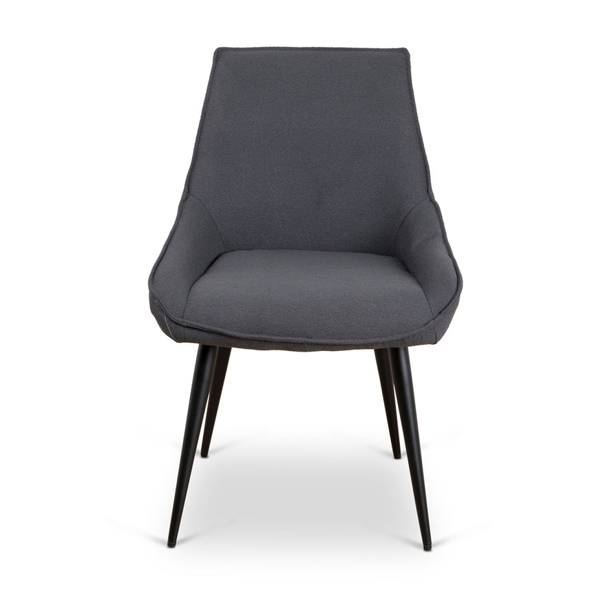 Fabric Dining Chair - Charcoal - View 2