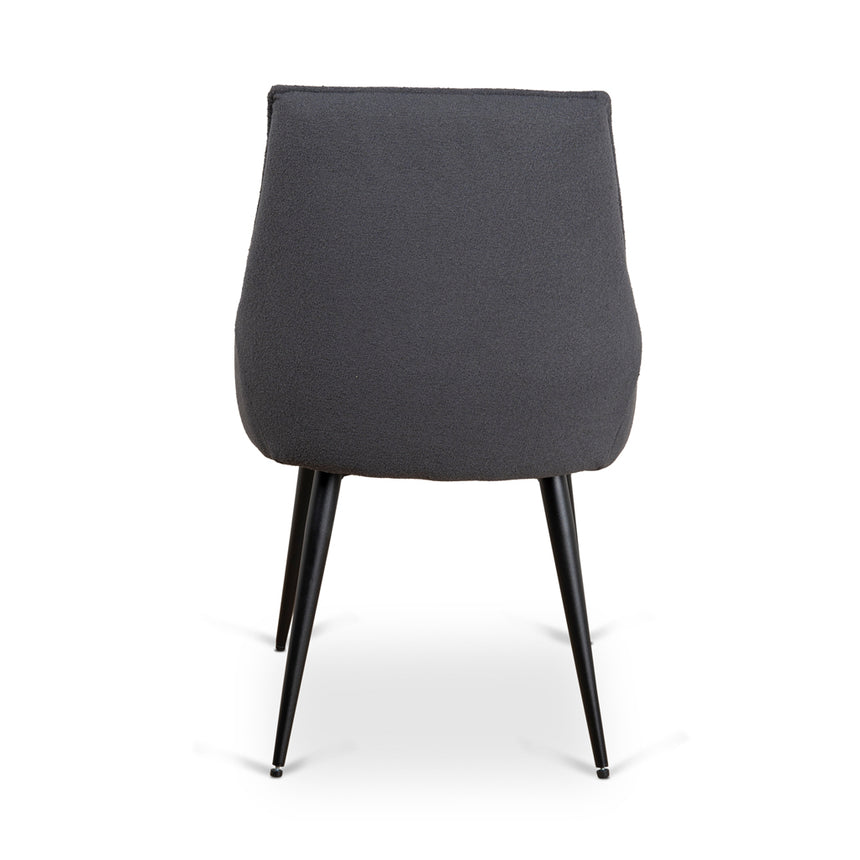 Fabric Dining Chair - Charcoal - View 9