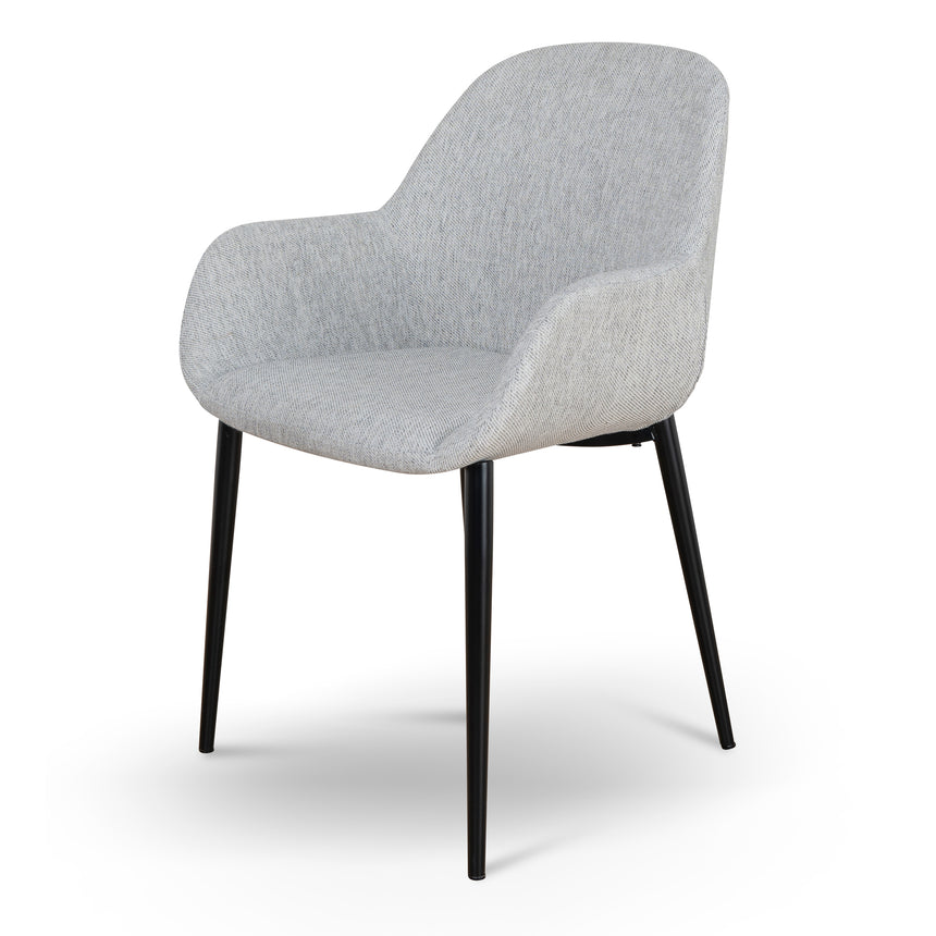 Fabric Dining chair - Silver Grey