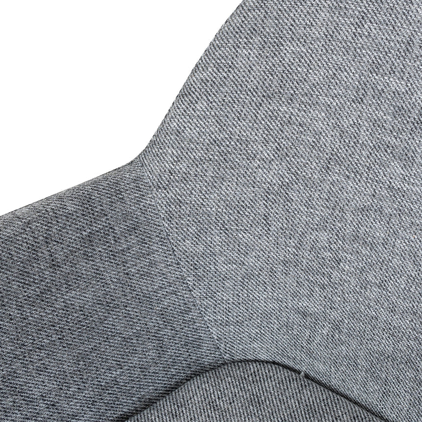 Fabric Dining chair - Lava Grey (Set of 2) - View 11
