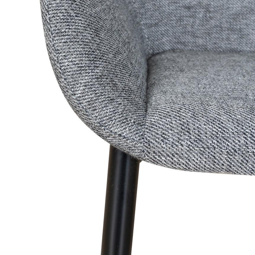 Fabric Dining chair - Lava Grey (Set of 2) - View 14