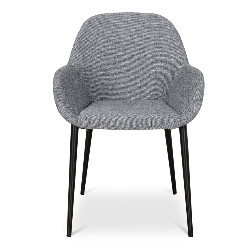Fabric Dining chair - Lava Grey (Set of 2) - View 3