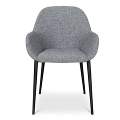 CDC8949-SD Fabric Dining chair - Lava Grey (Set of 2)