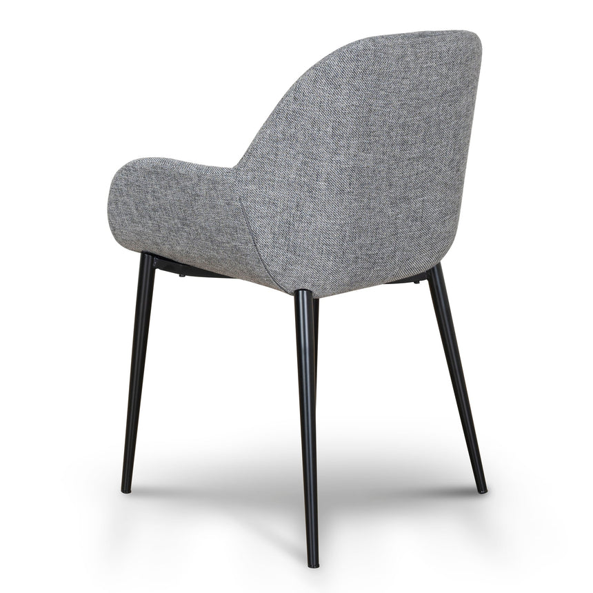 Fabric Dining chair - Lava Grey (Set of 2) - View 6