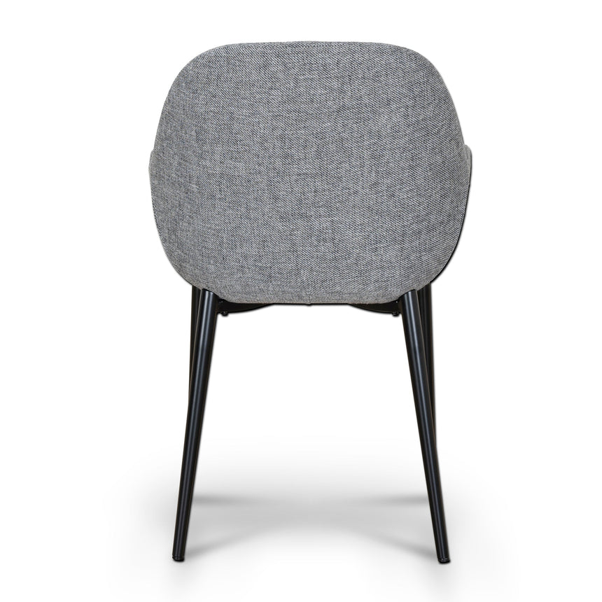 Fabric Dining chair - Lava Grey (Set of 2) - View 7