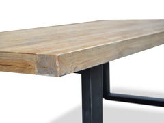 CDT051 2.4m Reclaimed Elm Wood Dining Table