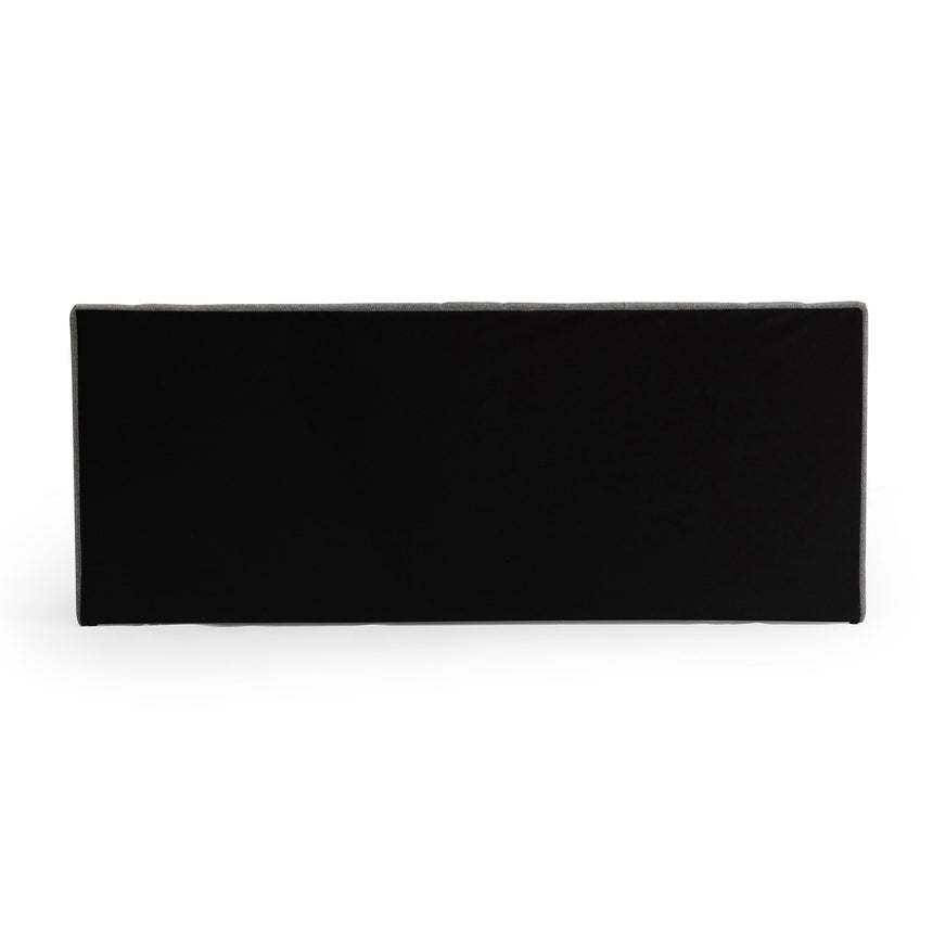 Wide Base King Bed Frame - Spec Charcoal with Storage - View 8