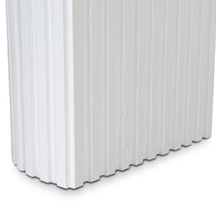 CDT10034-NI 1.5m Marble Console Table - White