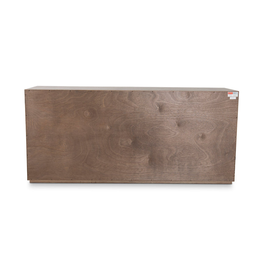 6 Drawer Wooden Chest - Walnut - View 7