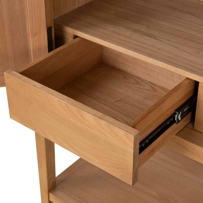 1.83m (H) Ash Curve Cabinet - Natural - View 16