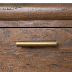 CDT10038-NI 6 Drawer Wooden Chest - Walnut