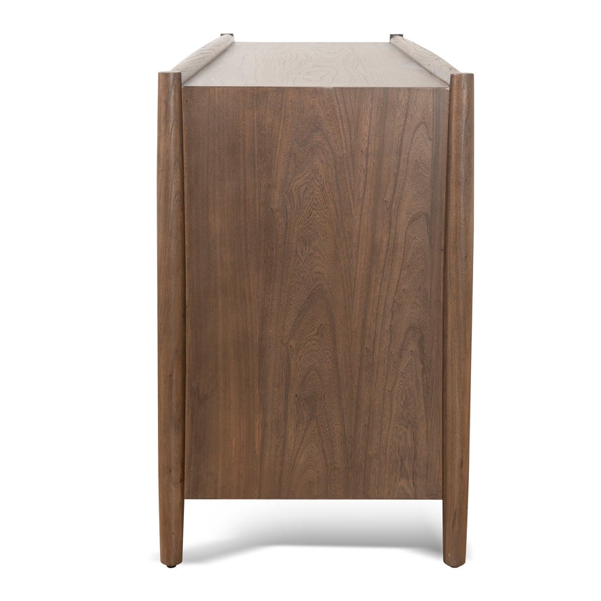 6 Drawer Wooden Chest - Walnut - View 5