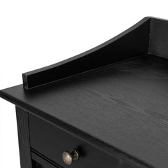 CDT10041-NI 1.45m Console Table - Black