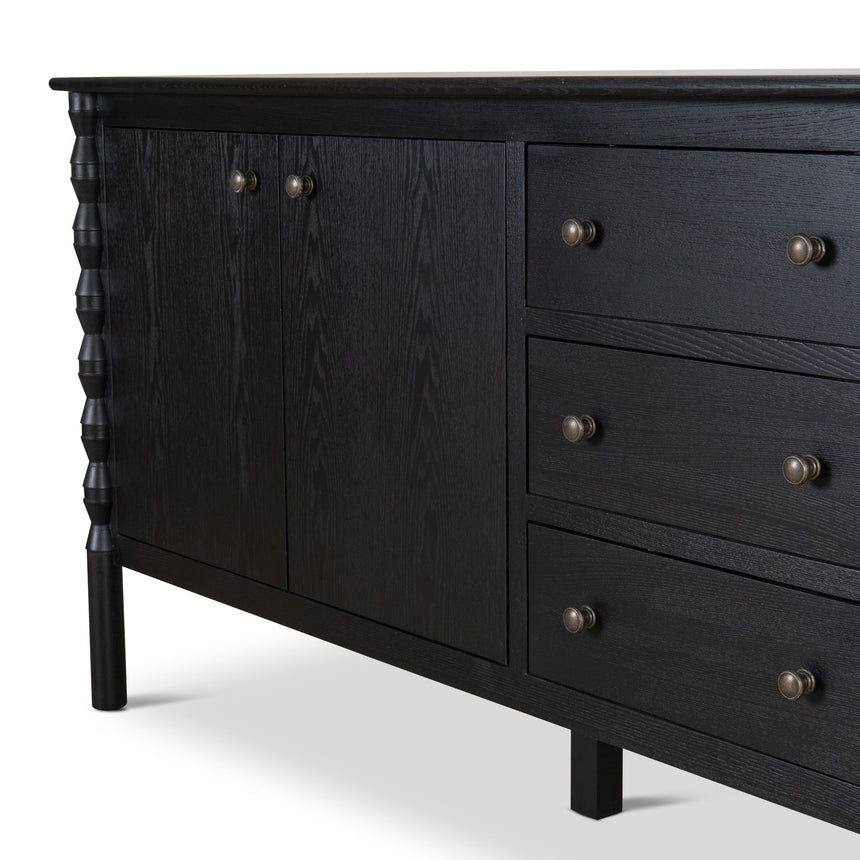 1.9m Sideboard - Black - View 8
