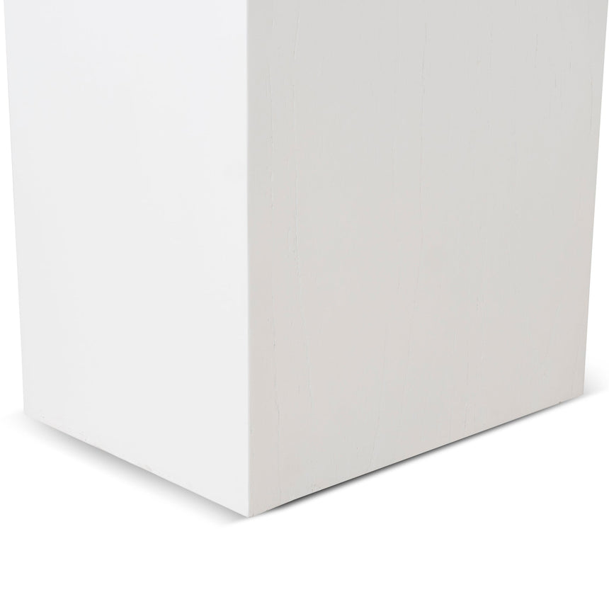 1.9m New Elm Console Table - Full White - View 11