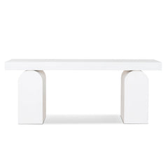 CDT10046-NI 1.9m New Elm Console Table - Full White